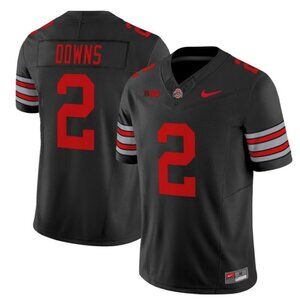Mens Youths Womens Caleb Downs Vapor Jersey Black Stitched